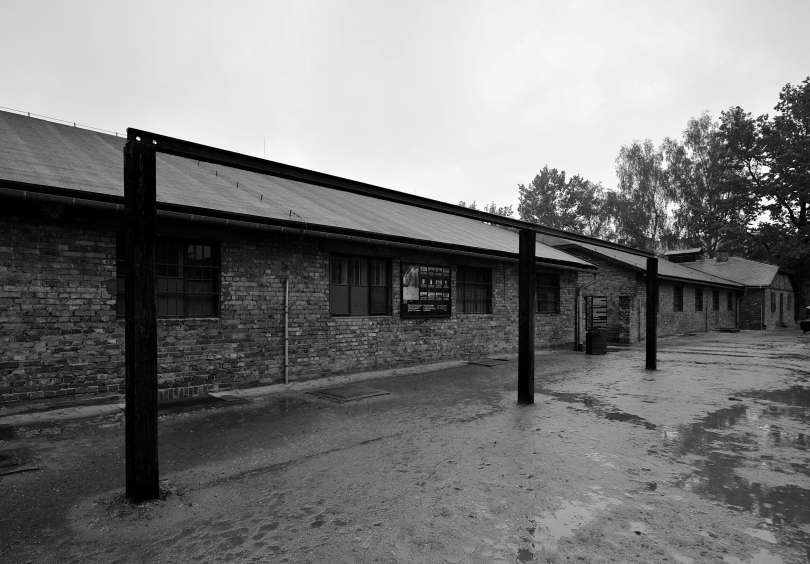 The public gallows at Auschwitz 1.